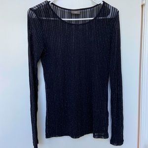 A glittery see through long sleeve from Ichi